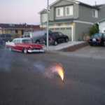 Better get that chevy to a safer spot.