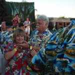 Frank and Diane Rivers cut up the rug.