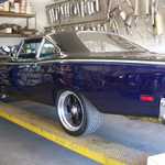 My roadrunner goes to the muffler shop for new stainless steel tips