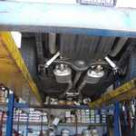 My roadrunner goes to the muffler shop 005