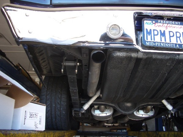 My roadrunner goes to the muffler shop 006