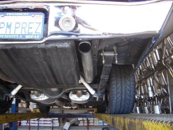 My roadrunner goes to the muffler shop 007