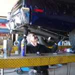 The owner of San Bruno Mufflers is Ted Wright. He is a true Master of Mufflers.