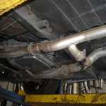 My roadrunner goes to the muffler shop 017