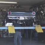My roadrunner goes to the muffler shop 031