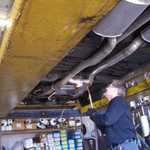 My roadrunner goes to the muffler shop 034
