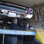 My roadrunner goes to the muffler shop 038