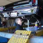 My roadrunner goes to the muffler shop 039