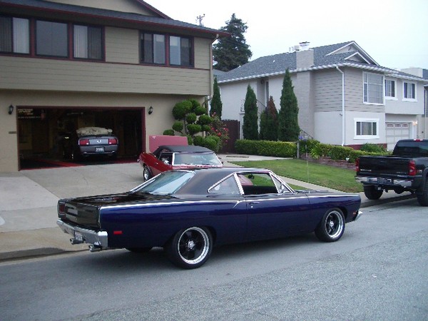 It's 6:45 AM and we are going to "Cars in the Park".