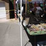 Flea Market time in the 100+ degree heat.