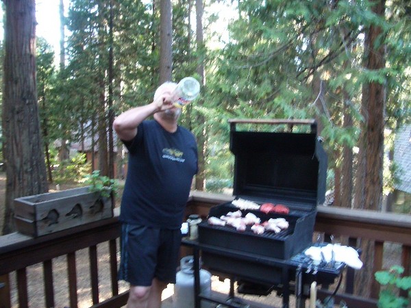 Nothing like BBQing in the great outdoors. Just me, and nature.