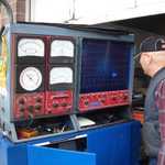 Henry tunes the roadrunner 2007 012
