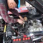 Henry tunes the roadrunner 2007 018