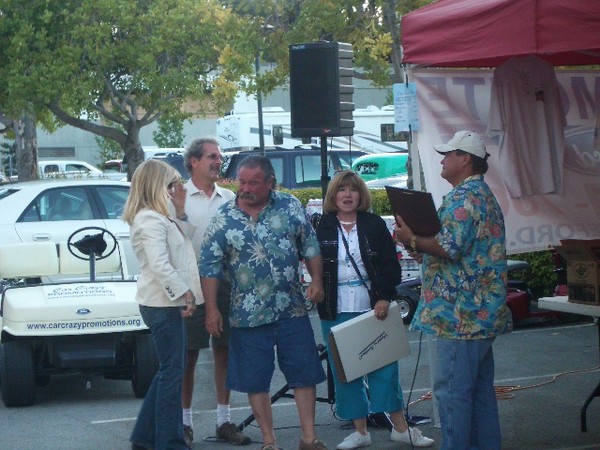 Bill Mitchel is given the "Wayne Davis" award.