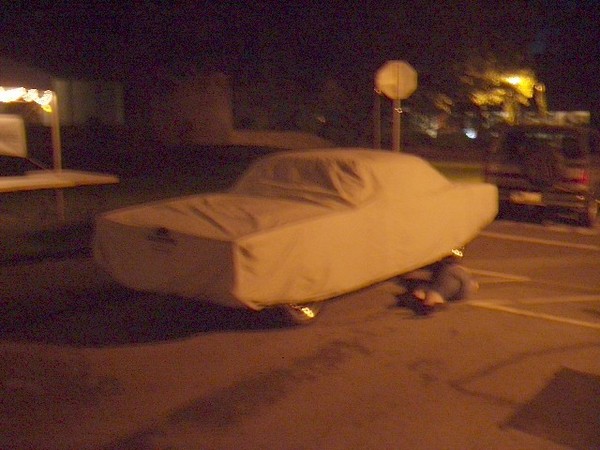 The roadrunner will stay put overnight.