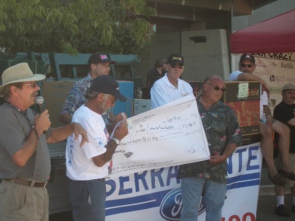 The total of the day was over $39,000 raised for charity.