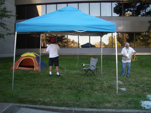 Time to take down the tents and head home.
