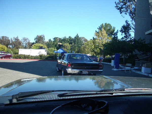 Time to head on home, with Sally at the driver's wheel.