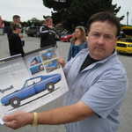 Ron Solin shows off his old 'cuda that made it into Hemmings Muscle Car magazine.