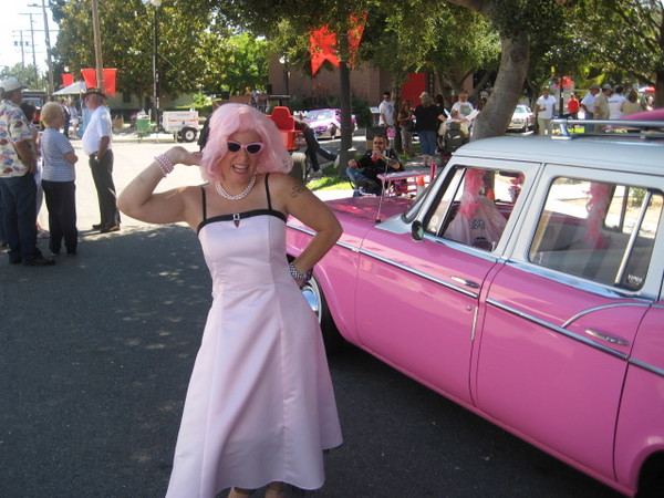 Here's the always fun Miss Pinky!!!