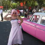 Here's the always fun Miss Pinky!!!