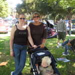 Jan and her family pose for a quick photo.