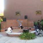 I was next in line to do some break dancing. Too bad no one took a photo of me.