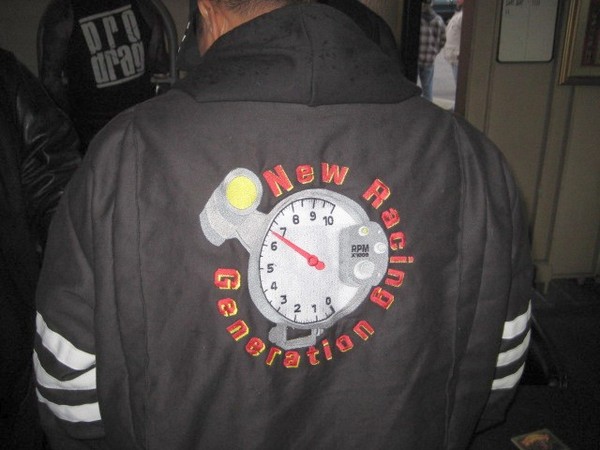The very cool "New Racing Generation" jacket.