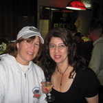 Joann and Elaine pose for a cute photo.