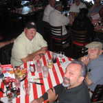 Lot's of people enjoying the food at TGIF.