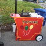 I made this popcorn cart years ago and sold it on Craigslist. Now it shows up here and is still looking like new. What a surprise!