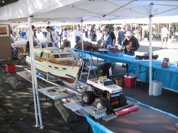 Here is John Garis's custom-made truck and powerboat.
