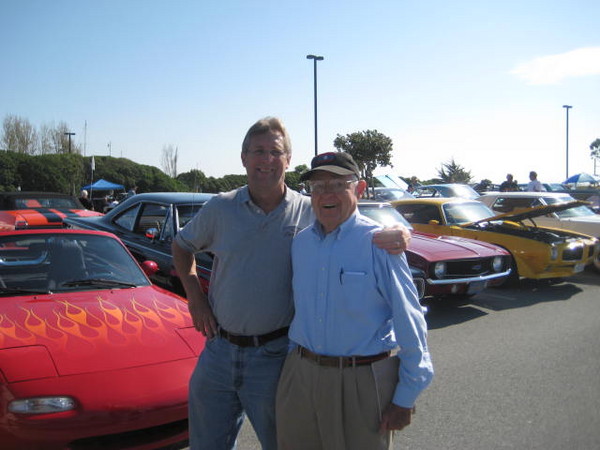 Jim Kleebaur and John Moran (who has a very cool 64 Plymouth convertible.)