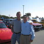 Jim Kleebaur and John Moran (who has a very cool 64 Plymouth convertible.)