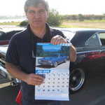 John shows off his 69 Coronet R/T that was picked to be in a calendar.