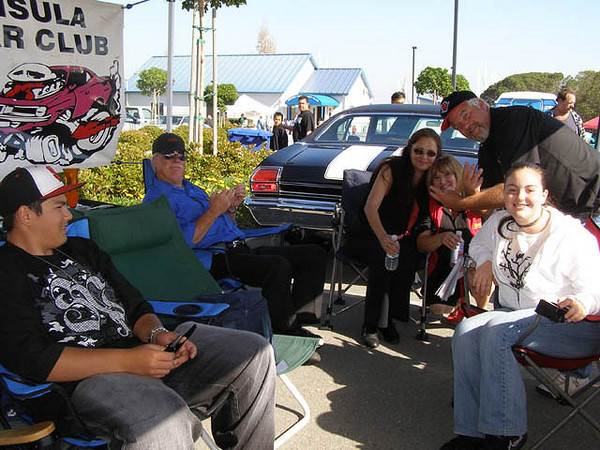 I do a little Mopar gang signing.
