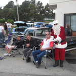 Times are tough for Santa Tom, seems he lost some weight.