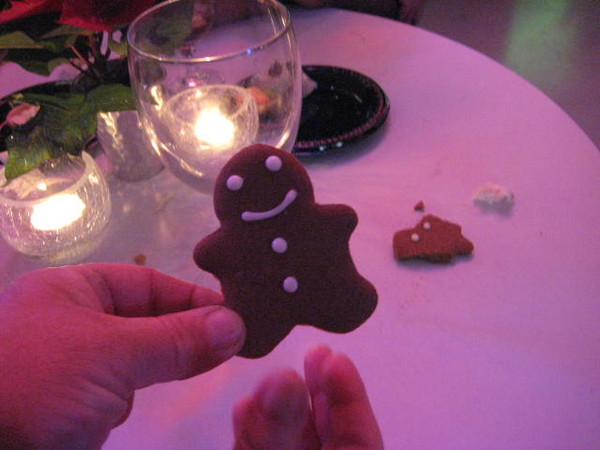 Goodbye Mr.Gingerbread cookie, next stop my tummy!!