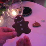 Goodbye Mr.Gingerbread cookie, next stop my tummy!!