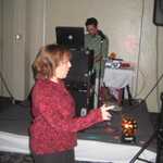 Joann kicks up her heels!!
