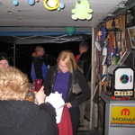 First daughter Caitlin shows up for some fun.