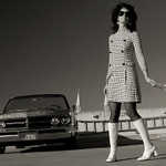 David Hohe's cool Chrysler 300 gets some neat exposure in these retro photos.