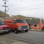 Scubby Doo and his Mystery van arrive.