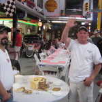Ray and Dale stop by to say hello.