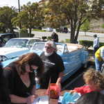 Ray get's them all signed in and set up.