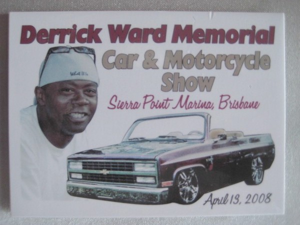Derrick Ward Memorial car show benefit for Pancreatic cancer research.