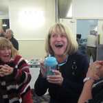 Darlene and her sippy cup.