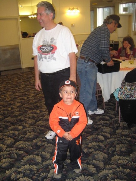Look out here's the next big leaguer.