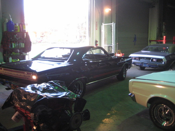 Sandy's van gets a tune up. 017