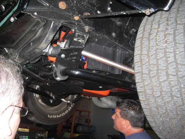 Sandy's van gets a tune up. 026